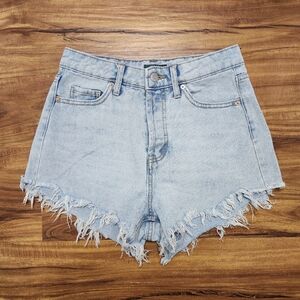 Wild Fable Highrise Faded Light Blue Denim Shorts Size 0